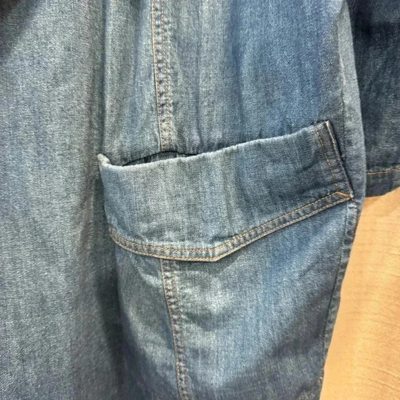 Armani Exchange Vintage Denim Jacket Cardigan 90’s Women’s Size Small - Picture 9 of 12